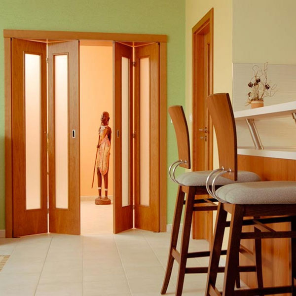 двери на кухню раздвижные гармошка Крымск